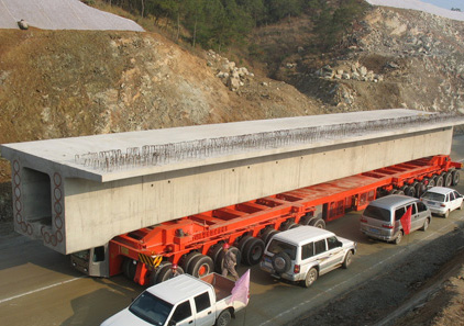 龙派轮胎式运梁车 龙派轮胎式运梁车